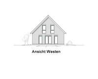 2020 AMR Satteldach 145-Ansicht Westen - KS 145}