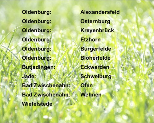100 Grundstücke in 6 Landkreisen in 13 Ortsteilen!-