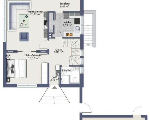 Ihr Familiennest auf einem ruhigen Hintergrundstück – viel Raum zum Leben und Entfalten-