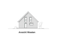 2020 AMR Satteldach 140-Ansicht Westen - KS 140}