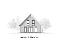 2020 AMR Satteldach 155-Ansicht Westen - KS 155}