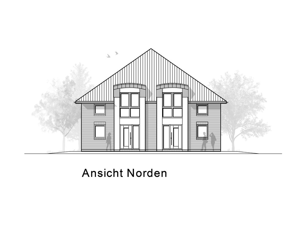 2020 AMR DHH Stadthaus 118-Ansicht Norden -  DHH Stadthaus