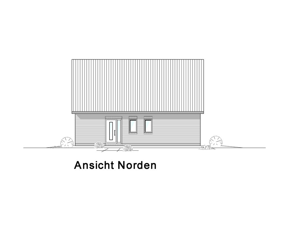 2020 AMR Satteldach 149-Ansicht Norden - KS 149