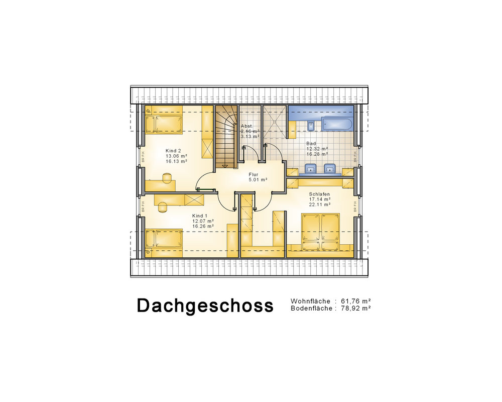 2020 AMR Satteldach 163-Grundriss DG - KS 163