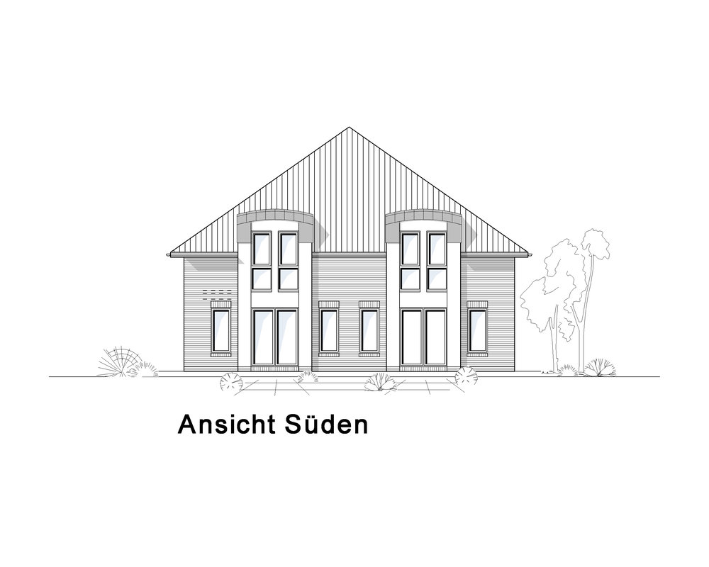 2020 AMR DHH Stadthaus 118-Ansicht Süden-  DHH Stadthaus
