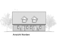 2020 AMR DHH Satteldach 127-Ansicht Norden - DHH Satteldach}