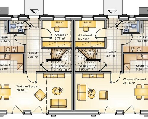 Moderne Doppelhaushälfte mit durchdachtem Grundriss!-