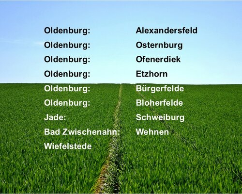 100 Grundstücke in 6 Landkreisen in 13 Ortsteilen!-