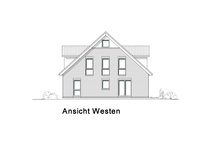 2020 AMR DHH Satteldach 127-Ansicht Westen-DHH Satteldach}