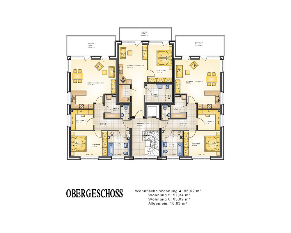 2020  MFH AMR 8WE-Grundriss OG -  MFH 8WE