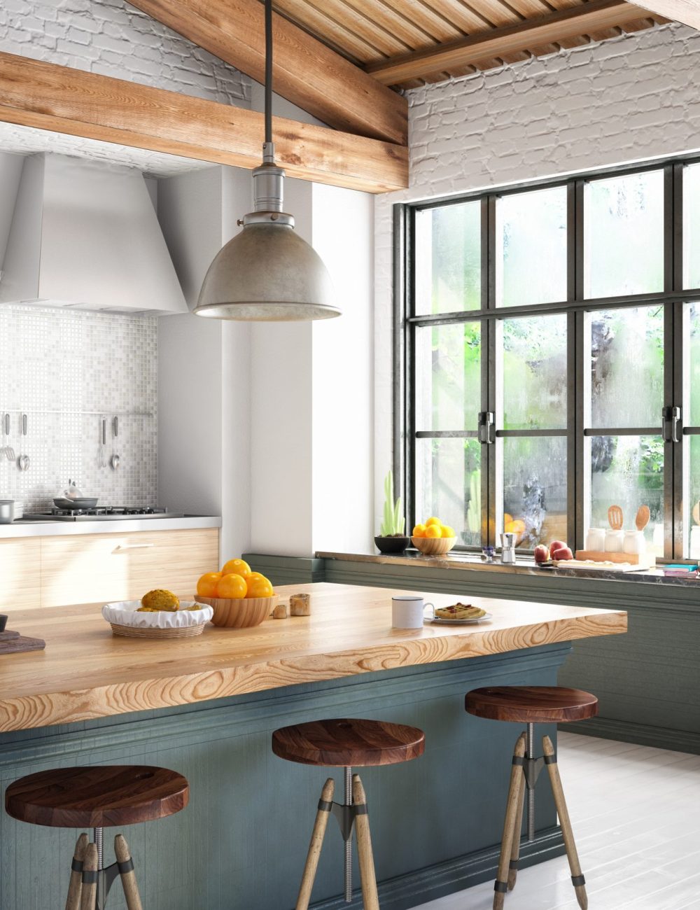 Loft kitchen design